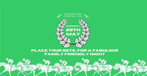 Horse Racing Night - Family friendly, Victoria Hall, Roch, Pembs ...