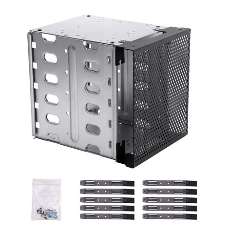 Stainless Steel Hard Drive Cage 5 25 To 5x 3 | Desertcart INDIA