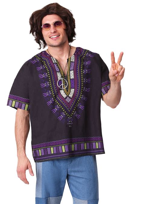 Hazy Hippie Men's Costume | 60s Mens Halloween Costume