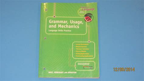 Grammar, Usage, and Mechanics: Language Skills Prctice for Chapters 10 ...