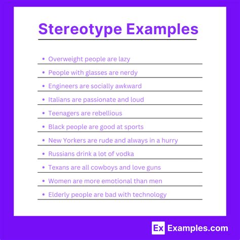 Examples of Stereotypes 的图像结果