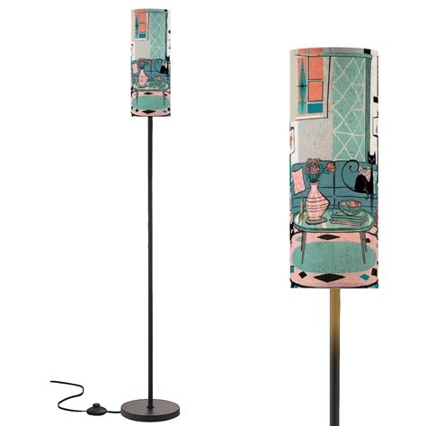 Atomic Cat Slim Floor Lamp, Mid Century Modern Living Room Light – Kate ...