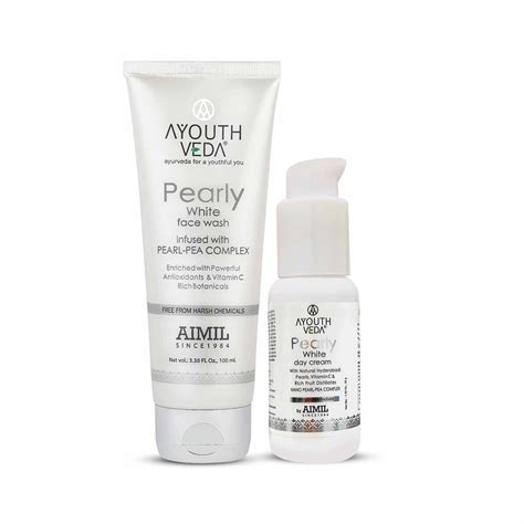 Pearly White Skin Brightening Combo | Pearly Face Wash 100ml , Day Cre ...