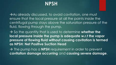 Image result for Net Positive Suction Head Explained