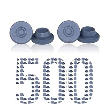 ALWSCI 20mm Rubber Stoppers Headspace Septa, Self-Healing Gray Butyl ...
