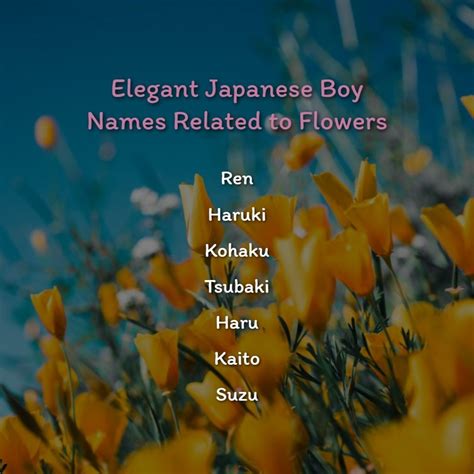 60+ Beautiful Japanese Names That Mean Flower (With Meanings) - Dynamic ...