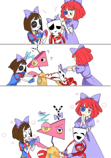 pomni, ragatha, gangle, and zooble (the amazing digital circus) drawn ...