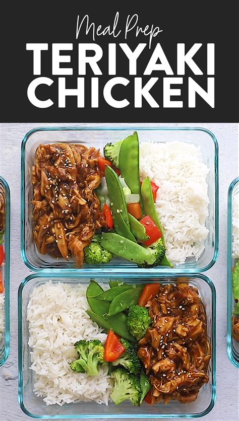 Meal prep teriyaki chicken – Artofit