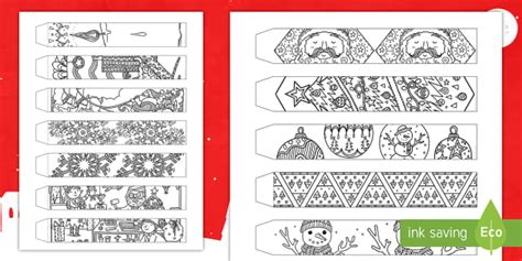Christmas Paper Chain Coloring Craft | Resource | Twinkl USA