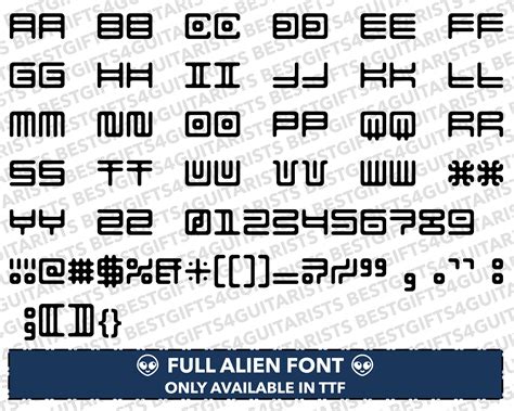 Image result for Alien Alphabet Font