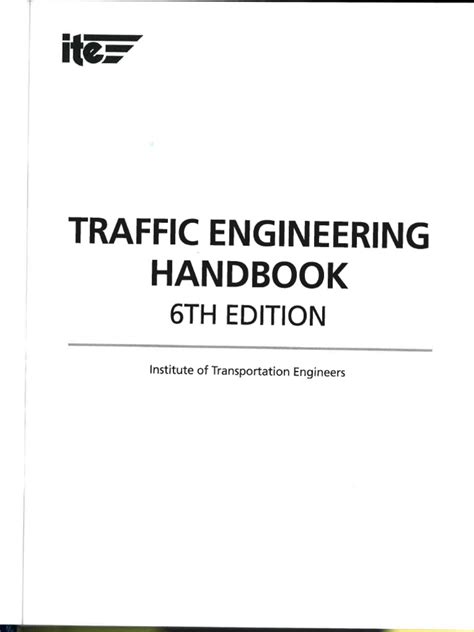 Traffic Engineering Calculation PDF 的图像结果