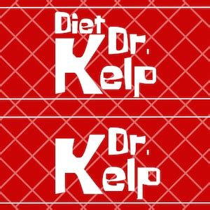 Dr. Kelp & Kelp Soda Bottle Labels: DIY Party Decor (digital Download ...