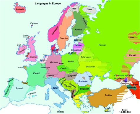 Europe Language Map 的图像结果