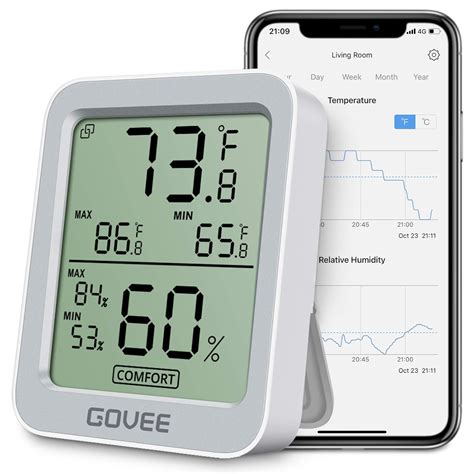 Image result for Govee Smart Temperature Humidity Monitor