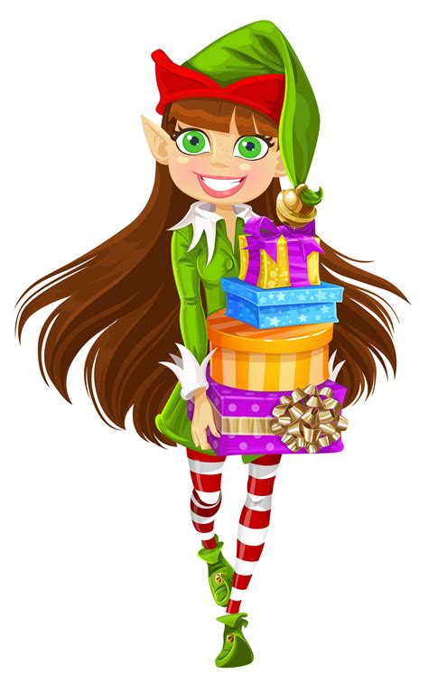 christmas elf clipart girl 20 free Cliparts | Download images on ...