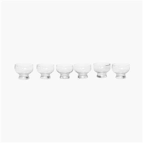 Buy Triffle Set of 6 Glass Ice Cream Cups - 260ml from Home Centre at ...