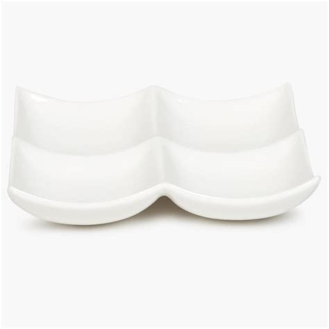 Buy Porcelain Square Serving Plate from Home Centre at just INR 299.0