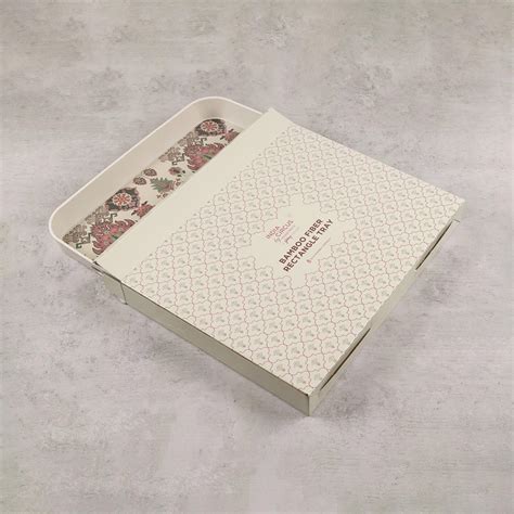 Buy INDIA CIRCUS Mystifying Dazzle Bamboo Fibre Tray - 33.5x26.1cm from ...