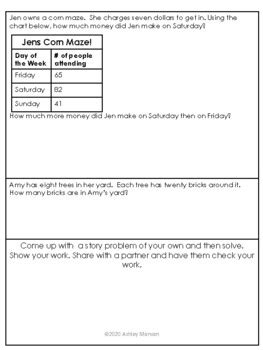 Image result for Maths Two-Digit Story Problems