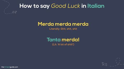 How to say GOOD LUCK in Italian: 10 Phrases You SHOULD Know [PDF Cheat ...