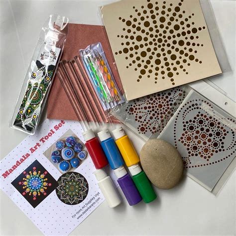 Buy Get Inspired All in One Mandala Art Tool Set 24pcs by Get Inspired ...