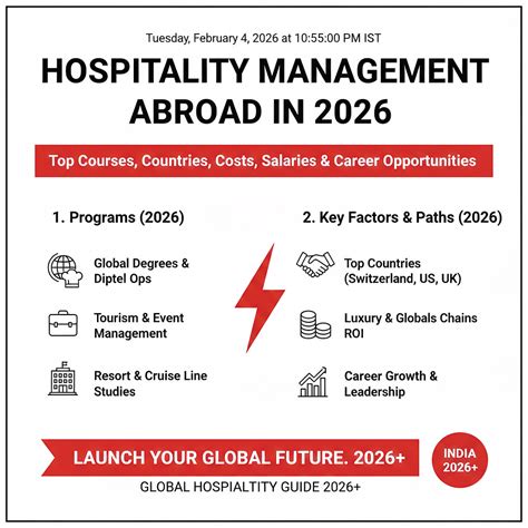 Hospitality Management Abroad in 2026: Top Courses, Countries, Costs ...