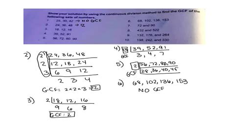Finding GCF Using Continuous Division 的图像结果