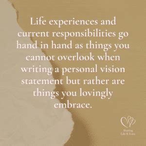 Image result for Personal Vision and Values Statement Examples