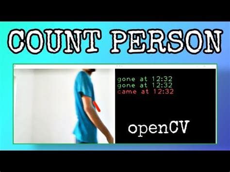How to Count People Using OpenCV 的图像结果
