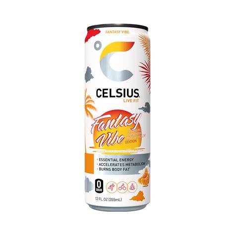 Celsius Sparkling - Fantasy Vibe (12 Fl. Oz / 12 Pack) – 123 Beverages