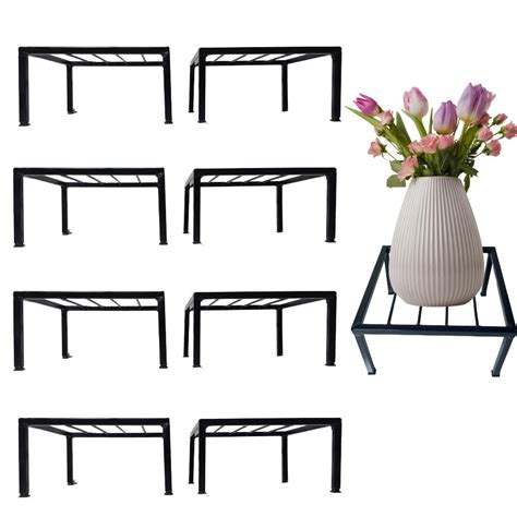A TO Z HUB Pack of 8 Spe. Edition Decorative Planter Stand For Indoor ...