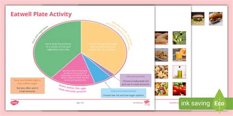 Workstation Pack: Eatwell Plate Activity | Twinkl