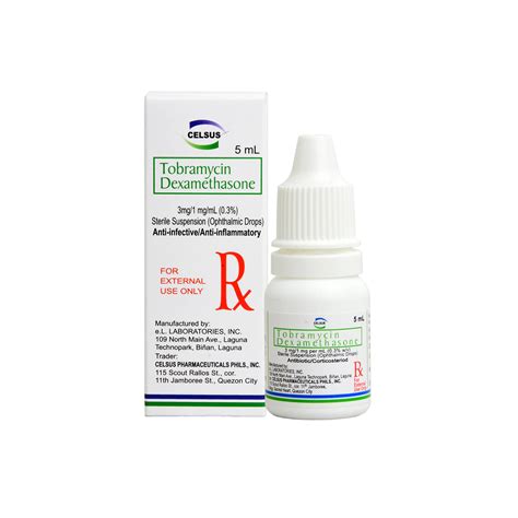 TOBRAMYCIN + DEXAMETHASONE EYE DROPS 5ML - Iloilo Supermart Online- Aton Guid ini!