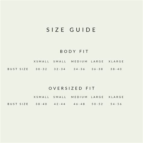size guide image – SPELL BY SMOKESHOW