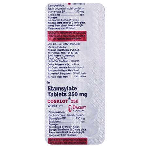 Cosklot 250 Tablet 10's Price, Uses, Side Effects, Composition - Apollo ...