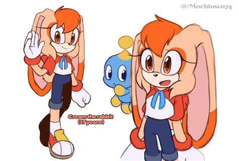 #15239 - safe, artist:mochiuwu74, cheese (chao), cream the rabbit, chao ...