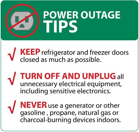 Power Outage Safety Tips 的图像结果
