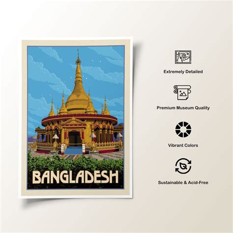 Buy Bangladesh Travel Poster Art & Prints Online India at Best Price ...