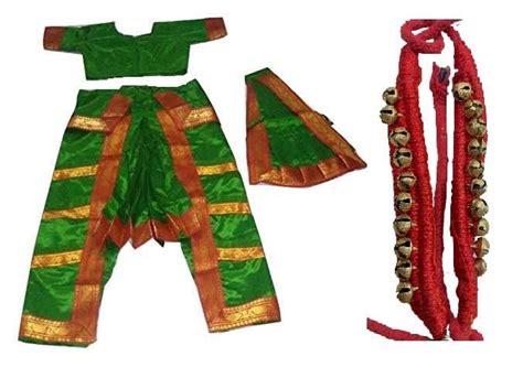 Buy BHARATANATYAMWORLD Green Color Economical Classical Dance Dress ...