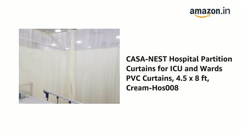 Watch CASA-NEST Hospital Partition Curtains for ICU and Wards PVC ...