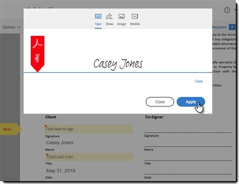 Image result for Adobe Sign Document