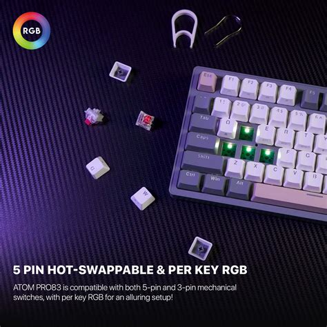 FANTECH ATOM PRO83 MK913 – TRI-MODE CONNECTION – STELLAR EDITION SATURN ...