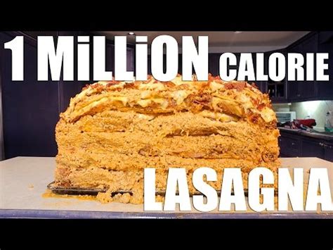 Lasagne med en miljon kalorier. Epic Meal Time lagar mat  