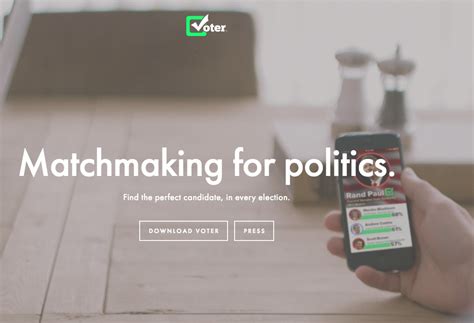 Voter App Is Online Dating For Politics - Power & Money News