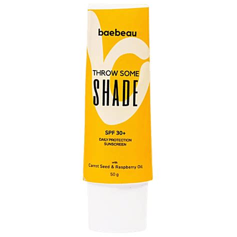 Buy Baebeau Throw Some Shade Daily Protection Sunscreen - SPF 30 ...