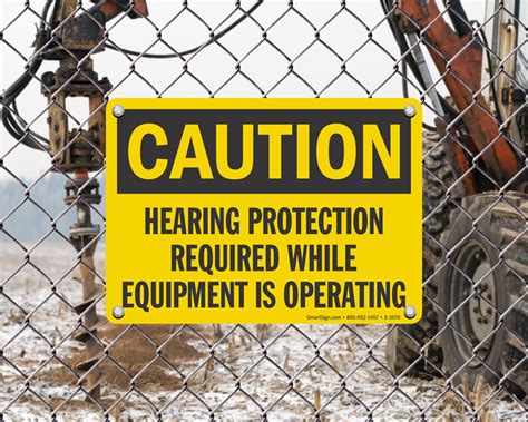 Image result for Hearing Protection Safety Signs