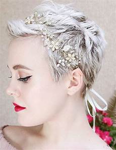 Pixie Hair Style Wedding by Headband With A Pixie Wedding Hair Pixie Wedding Hair Pixie Hair Style Wedding