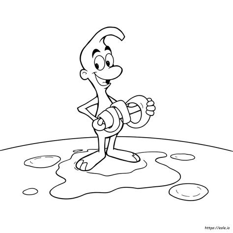 Coloriages Slick Slime Sam