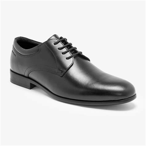 Derby Formal Shoes for Men in Black | Low-Cut Dress Shoes. – Redtape