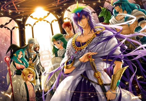 Sinbad and Allies HD Wallpaper - Magi: The Labyrinth of Magic